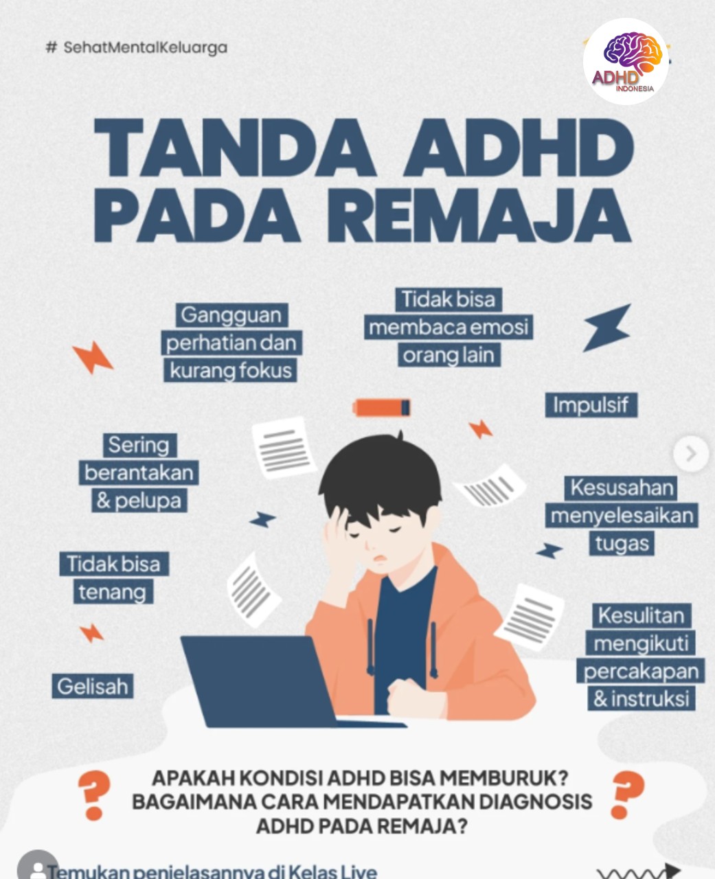 Screening ADHD Non-Diagnostik: Edukasi Awal bagi Orang Tua di Kota Palu